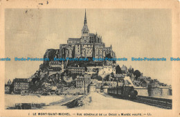 R052277 Le Mont Saint Michel. Vue Generale De La Digue A Maree Haute. Levy Et Ne - World