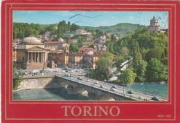 Torino - Gran Madre Di Dio E Ponte Vittorio Emanuele - Viaggiata - Bridges
