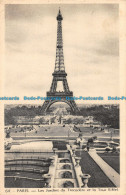R051101 Paris. Les Jardins Du Trocadero Et La Tour Eiffel. A. Leconte. 1939 - World