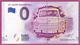 0-Euro XECD 2018-2 30 JAHRE MAUERFALL - BIRGIT KINDER - Essais Privés / Non-officiels