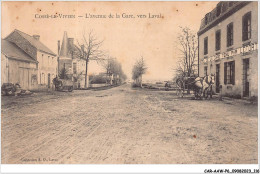 CAR-AAWP6-53-0466 - COSSE-LE-VIVIEN - L'avenue De La Gare - Vers LAVAL - Laval