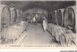 CAR-AAWP6-51-0433 - LE CHAMPAGNE - Un Caveau De Vins De Réserve Chez Mm G H Mumm Et Cie - Reims