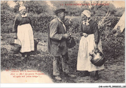 CAR-AAWP5-50-0395 - LA BASSE-NORMANDIE PITTORESQUE - Un Homme Et Deux Femmes - Autres & Non Classés