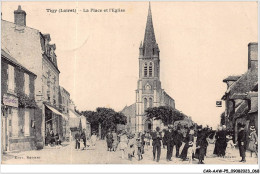 CAR-AAWP5-45-0365 - TIGY - La Place Et L'église - Autres & Non Classés