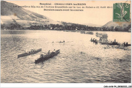 CAR-AAWP4-38-0319 - DAUPHINE - CHARAVINES-LES-BAINS - Les Prémières Régates De L'aviron Grenoblois Sur Le Lac De Paladru - Charavines