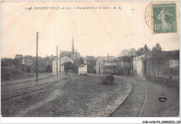 CAR-AAWP4-37-0310 - FONDETTES - Vue Générale Et La Gare - Fondettes