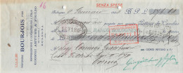 00153 "PROFUMERIE BOURJOIS-PARIS - GIORGI ARTURO & FIGLIO-BOLOGNA-BANCO BOLOGNESE 1933" CAMBIALE ORIG - Bills Of Exchange