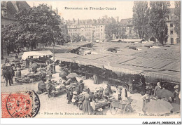 CAR-AAWP3-25-0224 - BESANCON - Place De La Révolution - Le Marché - Besancon