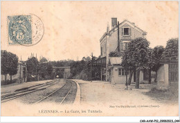 CAR-AAWP12-89-0940 - LEZINNES - La Gare - Les Tunnels - Other & Unclassified