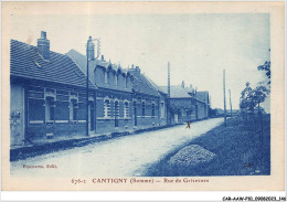 CAR-AAWP10-80-0826 - CANTIGNY - Rue De Grivesnes - Autres & Non Classés