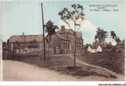 CAR-AAWP10-80-0808 - QUESNOY-LE-MONTANT - La Place - Mairie - école - Abbeville