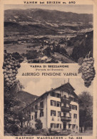 Varna Di Bressanone - Ferrovia Del Brennero  Vahrn Bei Brixen Albergo Pensione Varna  Pubblicitaria - Other & Unclassified