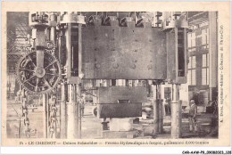 CAR-AAWP9-71-0716 - LE CREUSOT - Usines Schneider - Presse Hydraulique à Forger - Puissance 2000 Tonnes - Le Creusot