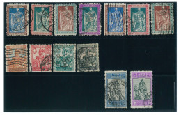 P3083 - ITALIA REGNO, SASS. 226/38 BELLA SERIE, ANNULLI ORIGINALI. - Used