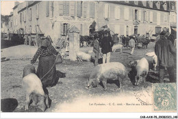 CAR-AAWP8-65-0642 - LES PYRENEES - Marché Aux Cochons - Sonstige & Ohne Zuordnung
