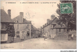 CAR-AAWP8-61-0584 - LONLAY-L'ABBAYE - La Grande Rue Et Le Pont - Other & Unclassified