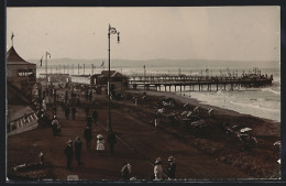 CPA Durban, Strandpromenade Et Seebrücke  - Afrique Du Sud