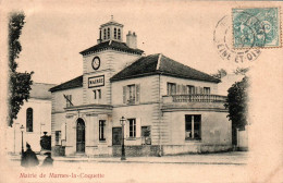 N°2396 W -cpa Marnes La Coquette -la Mairie- - Autres & Non Classés