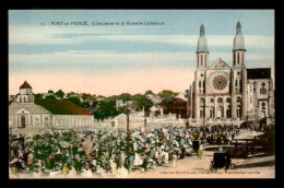 HAITI - PORT AU PRINCE - L'ANCIENNE ET LA NOUVELLE CATHEDRALE - Haití