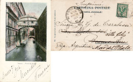 ITALY 1904 POSTCARD SENT FROM ENERO TO BUENOS AIRES - Storia Postale