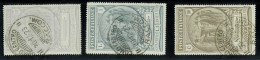 P3084 A - ITALIA REGNO, SASS. 147/149,  BELLA SERIE, ANNULLI ORIGINALI. - Used