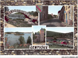 CAR-AAX-P4-23-0251 - GENTIOUX - Le Pont Romain Sur Le Taurion - La Poste - L'ile Au Serpent - Le  Camping - L'eglise - Andere & Zonder Classificatie