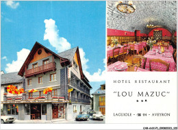 CAR-AAX-P1-12-0061 - LAGUIOLE - AVEYRON - HOTEL RESTAURANT - LOU MAZUC - Laguiole