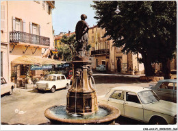 CAR-AAX-P1-06-0035 - MOUGAINS - Place De La Mairie - Au Premier Plan - La Fontaine - Mougins