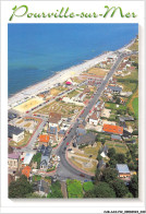 CAR-AAX-P12-76-0888 - POURVILLE-SUR-MER - Vue Aerienne Generale De La Station Et De La Plage - Autres & Non Classés