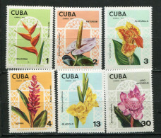 Cuba ** N° 1779 à 1784 - Fleurs - Nuovi