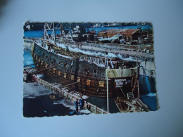 SWEDEN  POSTCARDS  1954  WASA  SHIPS IN DOCK        MORE  PURHASES 10% DISCOUNT - Sweden