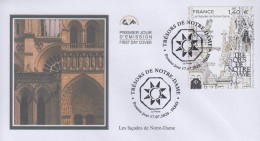 Enveloppe    FDC  1er   Jour    FRANCE    Trésors   Cathédrale   NOTRE  DAME  De  PARIS    2020 - 2020-…