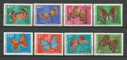 Hungary 1969 Butterflies Y.T. 2034/2041 (0) - Gebraucht