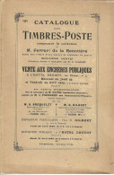 Catalogue Des Timbres Poste - Auktionskataloge