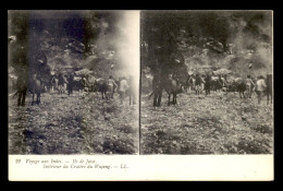 INDONESIE - VOYAGES AUX INDES - ILE DE JAVA - INTERIEUR DU CRATERE DU WAJANG - CARTE STEREO - Indonesia