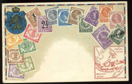 INDONESIE - REPRESENTATION DES TIMBRES EN CIRCULATION EN 1900 - 1914 - Indonesien