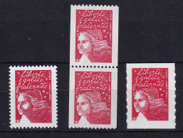 D 797 / LOT N° 3417/3418 PAIRE NUMERO ROUGE/3419 NEUF** COTE 12€ - Collezioni