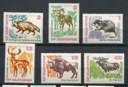 Bulgarie ** N° 2008 à 2013 Animaux Sauvages - Unused Stamps