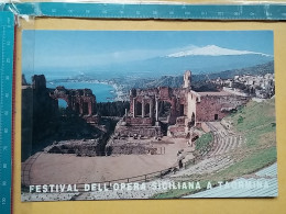 KOV 421-66 - ITALIA, ITALY, TAORMINA, THEATER, THEATRE, FESTIVAL DELL OPERA - Autres & Non Classés