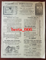 Panfleto Publicitário  30 X 23 Cm * Fosforeira Portuguesa * Sorteio Lotaria De Natal * 1932 - Manifesti