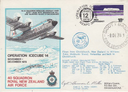 Ross Dependency 1978 Operation Icecube 14 Signature  Ca Scott Base 8 DEC 1978 (RT175) - Briefe U. Dokumente