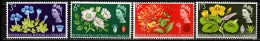 Großbritannien 1964 - Mi.Nr. 378 - 379 X - Postfrisch MNH - Blumen Flowers - Andere & Zonder Classificatie