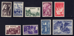 Monaco // 1944 // Fête De Sainte-dévote Série Timbres Neufs** MNH  No. Y&T 265 à 273 - Unused Stamps