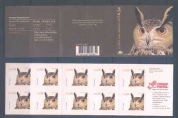 Portugal Hibou Grand-duc Bubo Bubo Oiseaux Carnet 2002 ** Portugal Eurasian Eagle-owl Bird Booklet 2002 ** - Gufi E Civette