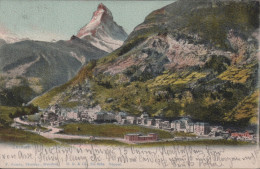 Zermatt Mit Matterhorn ⵙ ZERMATT 25.lX.04, Zum: 65B, Mi: 53Y - Zermatt