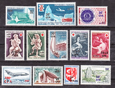 Réunion 1967 1968 Année Complète Et PA Neuf ** TB MnH Sin Charmela Cote 24.75 - Ungebraucht