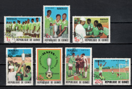 Guinea 1979 Football Soccer, Hafia FC Set Of 7 CTO - Equipos Famosos