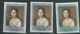 Vaticano 1962; Pauline Marie Jaricot, Centenario Morte. Serie Completa - Neufs