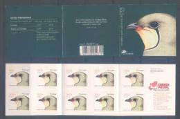 Portugal Glaréole à Collier Oiseau Carnet 2001 ** Portugal Collared Pratincole Bird Booklet 2001 ** - Altri & Non Classificati