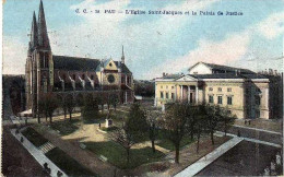 64 - PAU - L'Eglise Saint-Jacques Et Le Palais De Justice - Pau